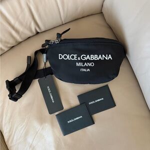 NWT Dolce&Gabbana Logo Belt Bag